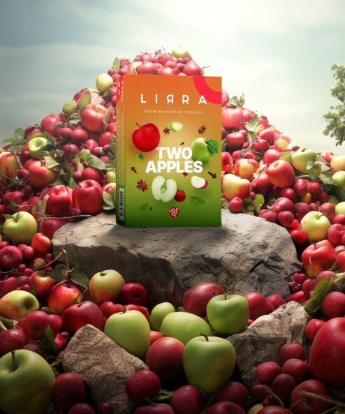 Lirra Tobacco Çift Elma 25 Gr Nargile Tütünü
