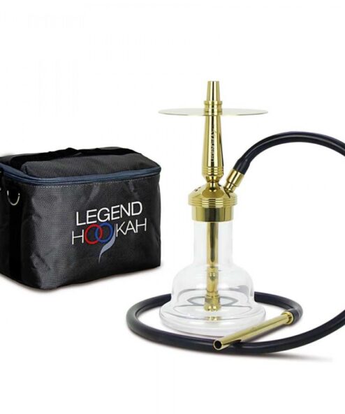Legend Hookah LH013 Gold Çantalı Çelik Nargile Takımı