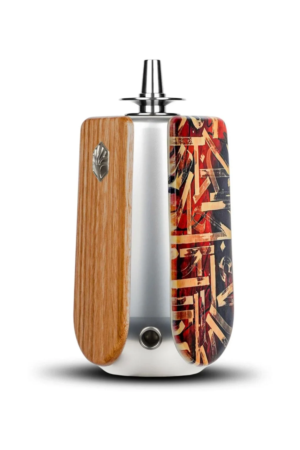 Mr Wood Prisma Silver Zebrano Nargile Takımı