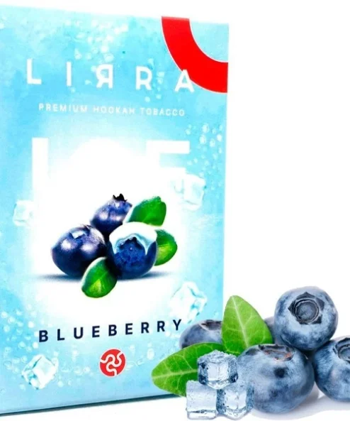 Lirra Tobacco ice Blueberry 25 Gr Nargile Tütünü